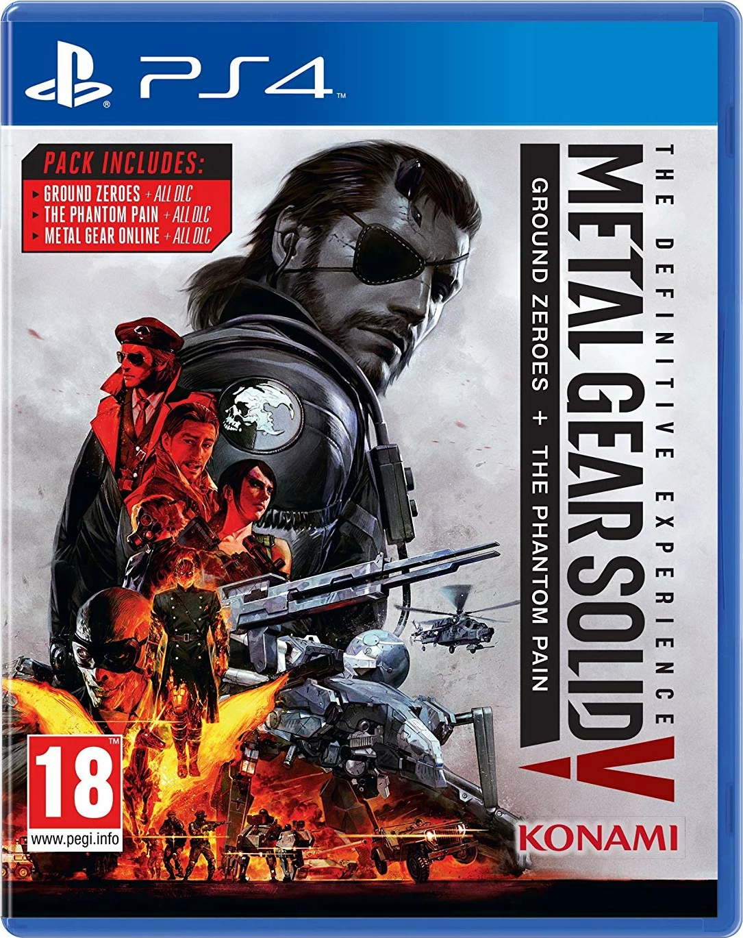 Lojë PS4 Konami Metal Gear Solid V: Definitive Experience, komplet me DLC
