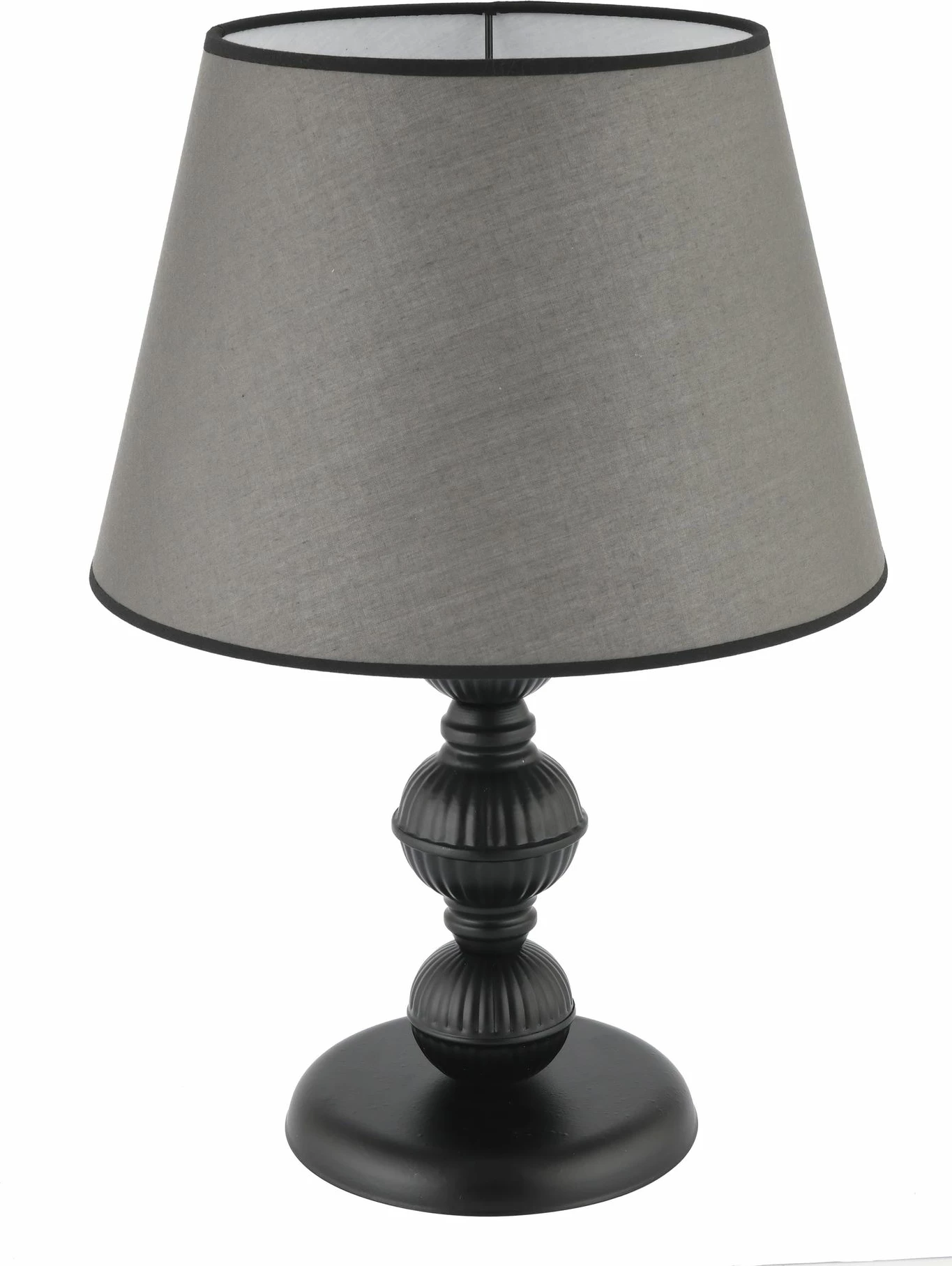 Llambë tavoline Opviq, gri e zezë, 45cm