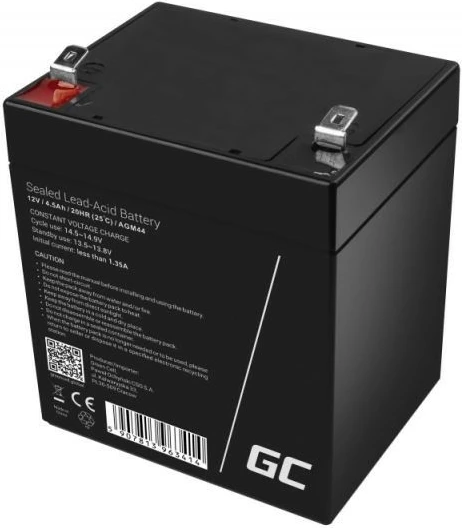 Bateri rikarikueshme AGM VRLA Green Cell AGM44 12V 4.5Ah Faston F2