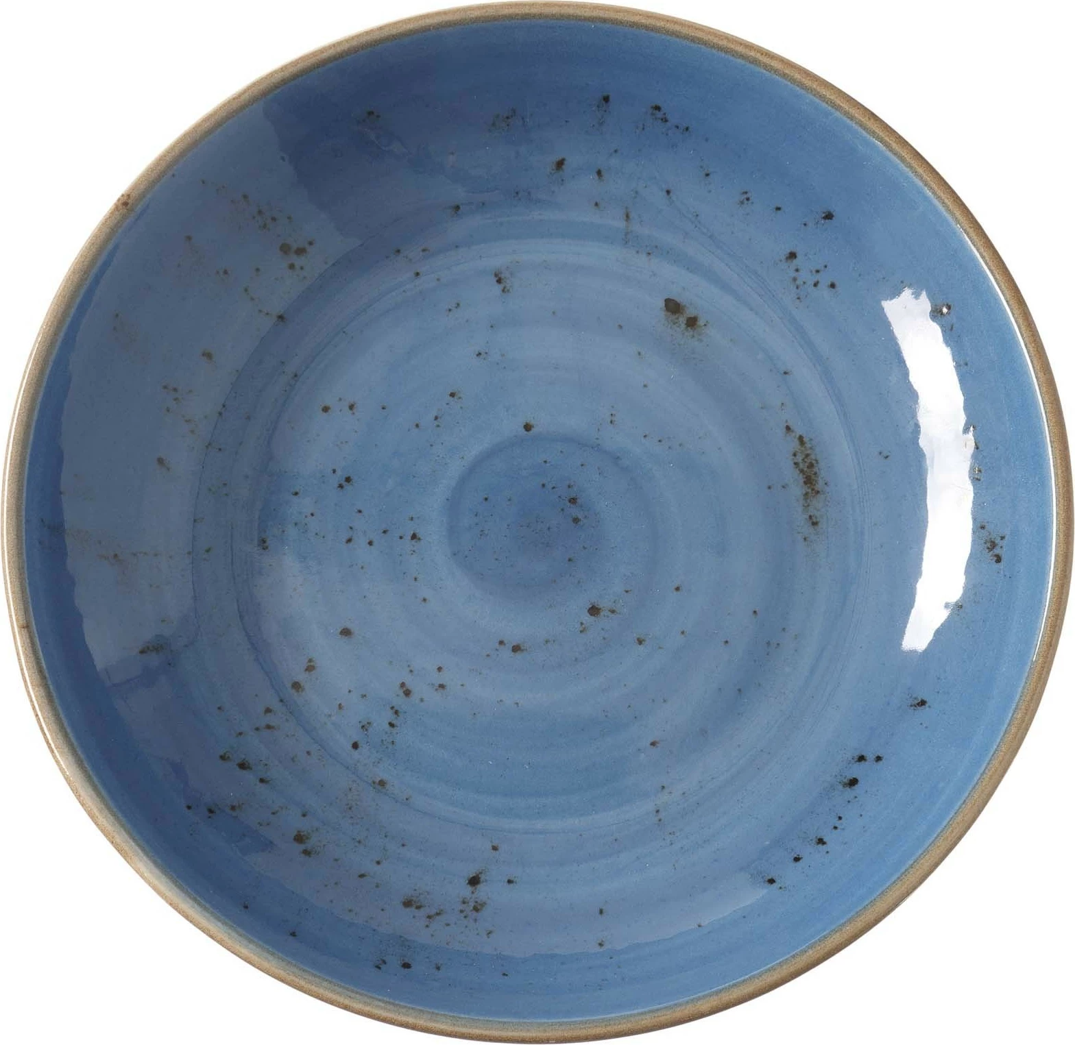 Tas coupe Fine Dine Iris Ø250mm, porcelan, set 6 copë, blu