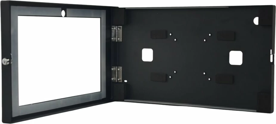 Mbajtës tavoline për tabletë Hannspree, 13.3", metal, me kyç, i zi