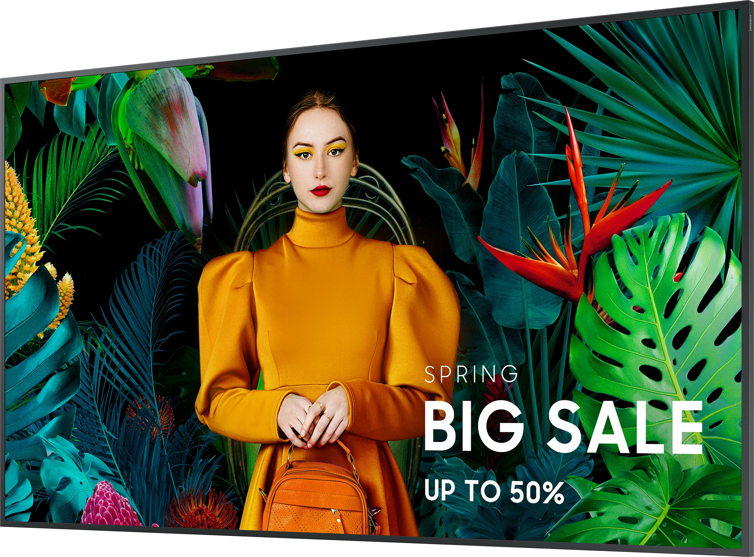Ekran dixhital Samsung QB55C, 55", 4K UHD, Wi-Fi