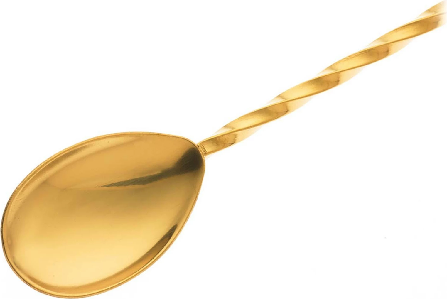 Lugë bari me muddler, BarFly, 300 mm, çelik inox 18/8, e veshur me ar, e artë