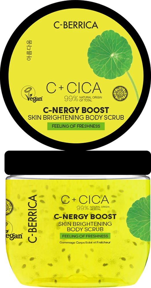 Peeling për trup Natura Siberica Cica C-Berrica Brightening për femra 200ml