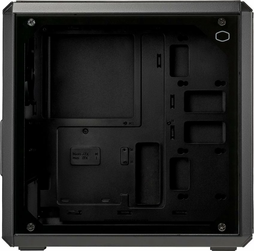Kasë Cooler Master Q300L V2 Q300LV2-KGNN-S00 Micro Tower, Micro-ATX/Mini-ITX, USB-C, xham i kalitur, e zezë