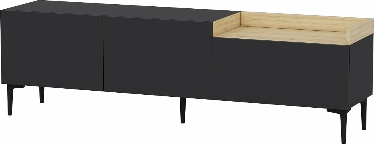 Komodë TV Hanah Home, Mia, ngjyrë antracit