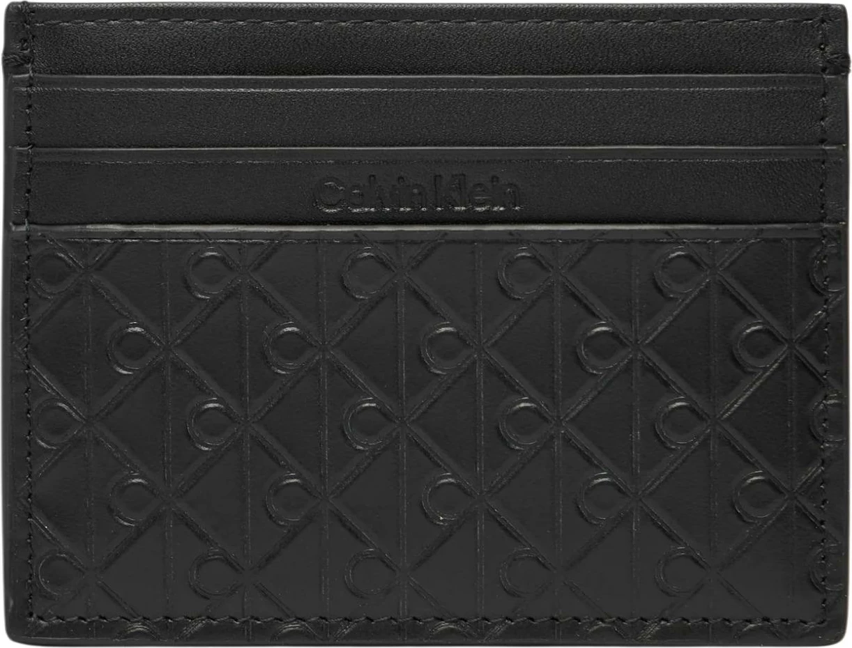 Portofol për karta Calvin Klein LV04D1128G për meshkuj, i zi