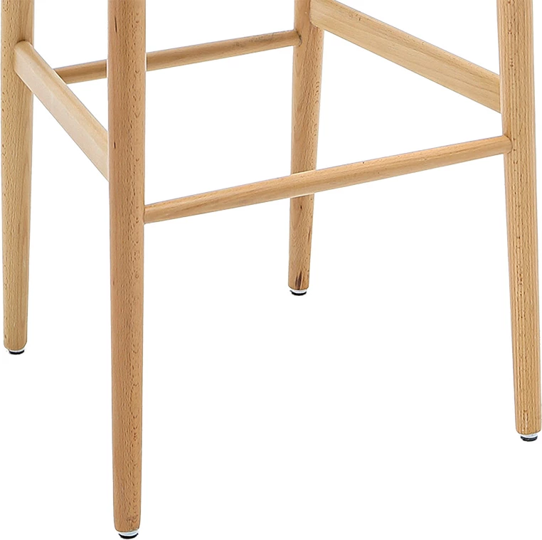 Karrige për bar Sandra, dru, litar natyral