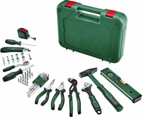 Set veglash dore Bosch Advanced 52 pjesë 1600A02BY7, jeshile