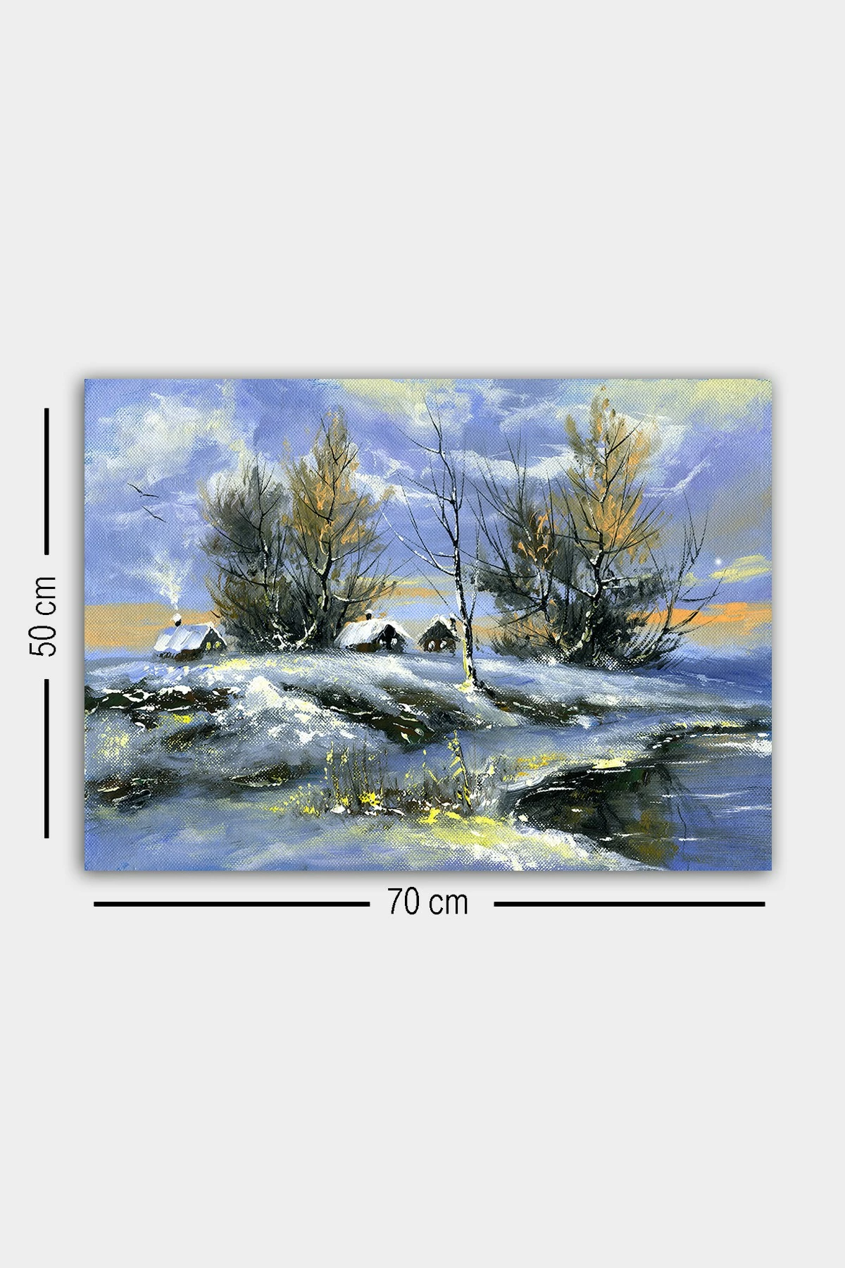 Pikturë dekorative në kanavacë, shumëngjyrëshe, 50x70cm, 23421124-5070