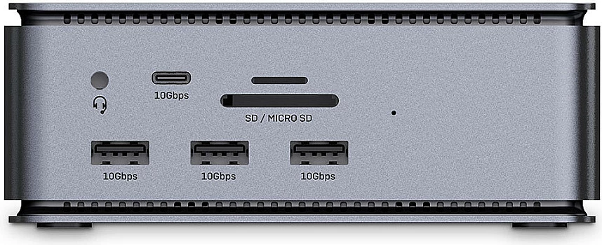 Docking station USB4 LINDY DST-Pro, USB-C, 100W PD, HDMI 2.1/DP 1.4, 8K, Gigabit, antracit