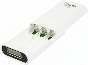 Powerbank ALLNET ALL-PB104, për 3x 18650 3.7V, USB, e bardhë