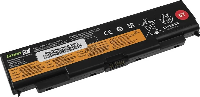 Bateri laptop Green Cell PRO për Lenovo ThinkPad 440/540/541, 11.1V 5200mAh