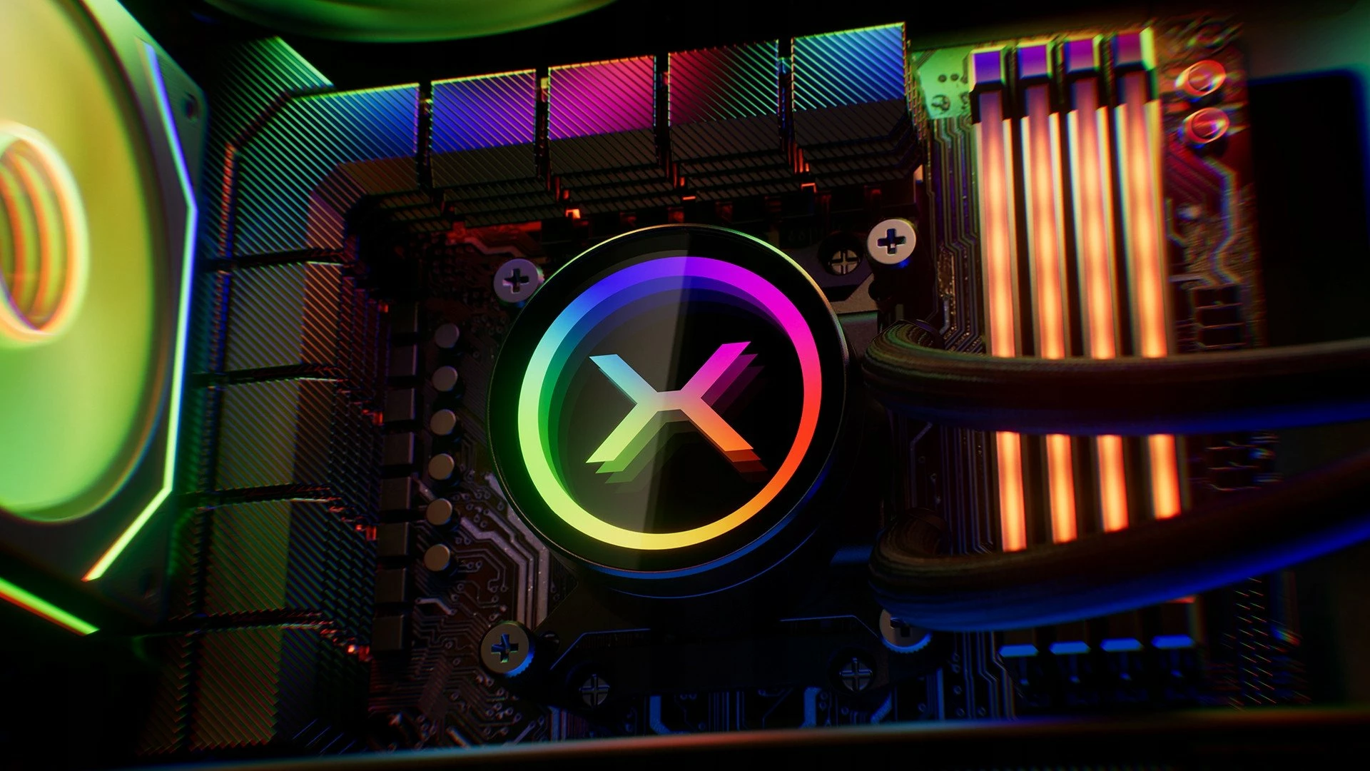 Ftohje me ujë Krux HydroX 360 ARGB KRXE002, radiator 360mm, 3x120mm PWM