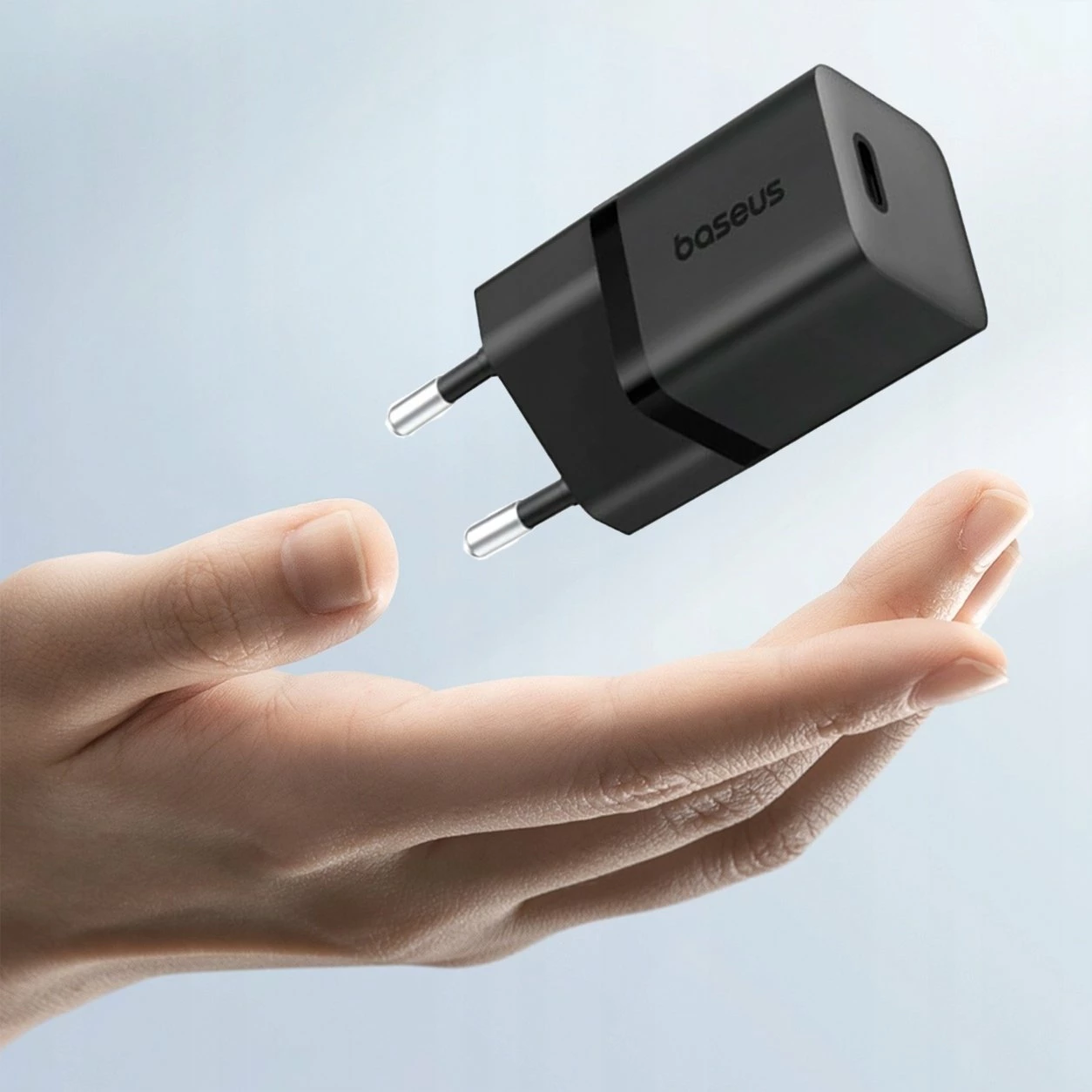 Karikues rrjeti Baseus GaN5 Mini Fast Charger 30W 1x USB-C 3A EU, i zi