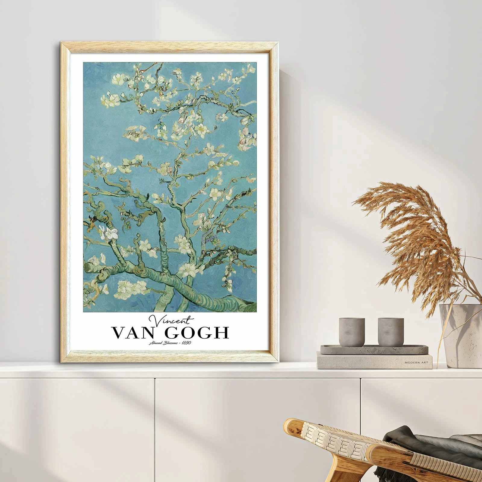 Pikturë dekorative me kornizë, Wallity, 4262AHSGOGH-001, shumëngjyrëshe, 42x62cm