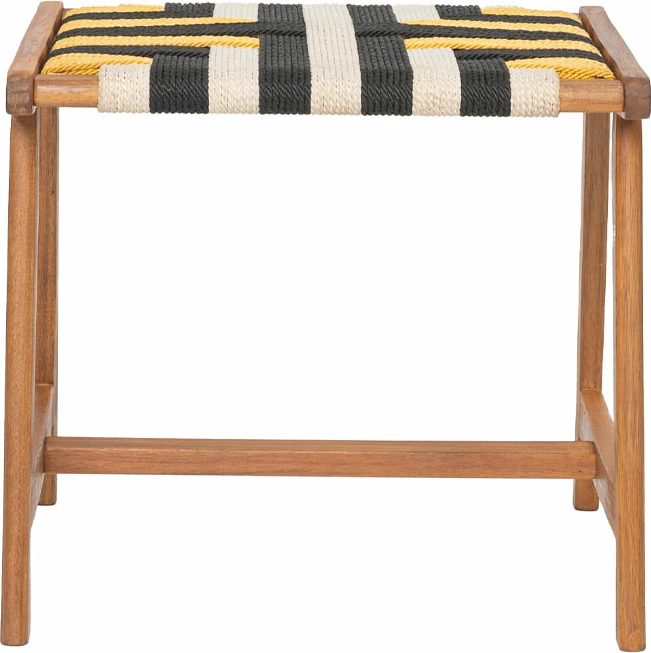 Stool Verano, shumëngjyrësh, natyral, 45x40x40