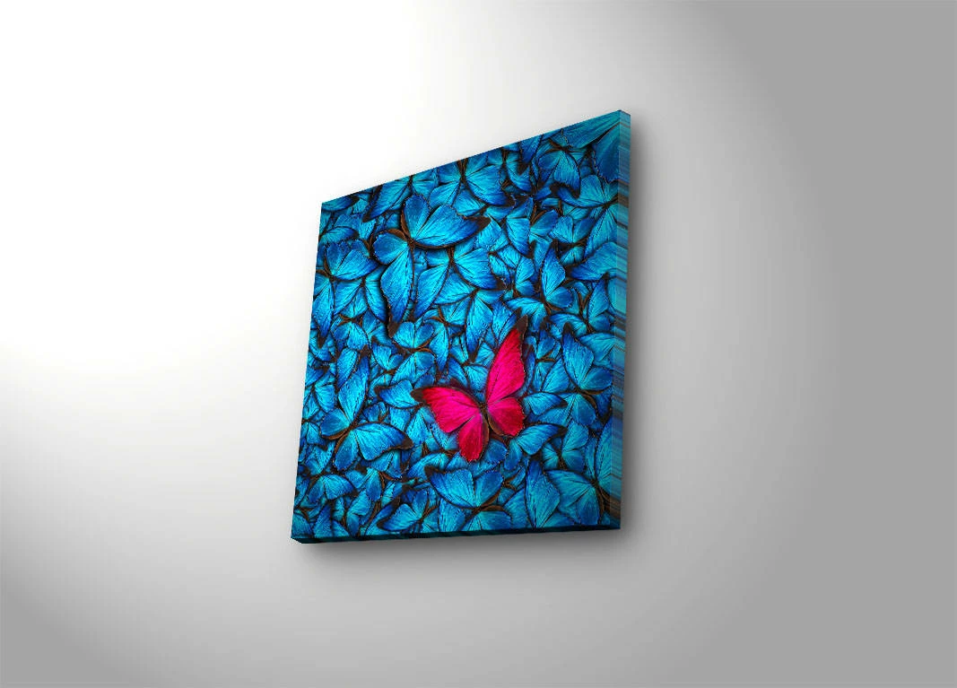 Pikturë dekorative me drita LED, Wallity, 4040DACT-10, shumëngjyrëshe, 40x40cm