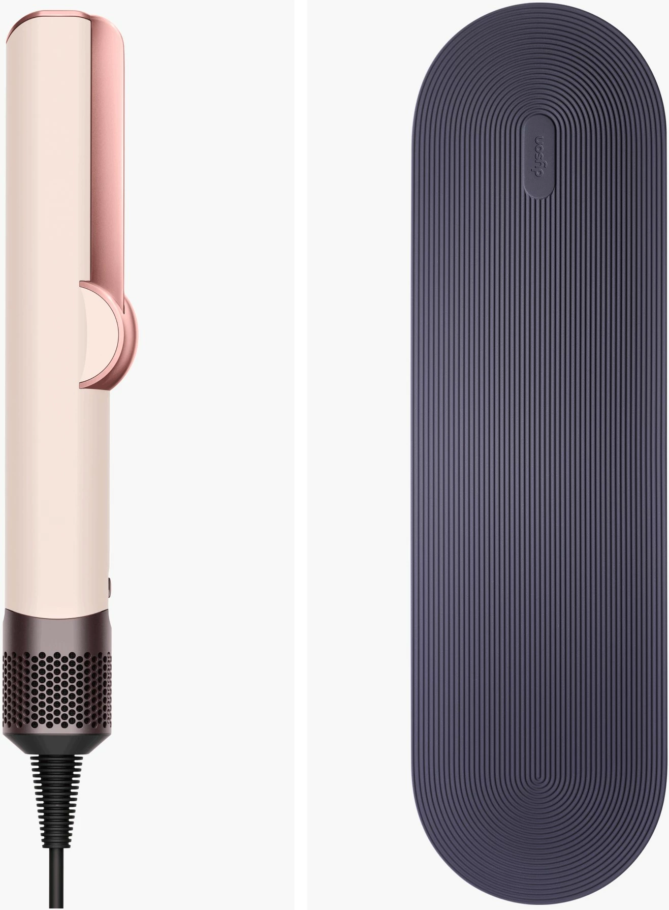 Hekur flokësh Dyson, model modern, kontroll temperature, rozë