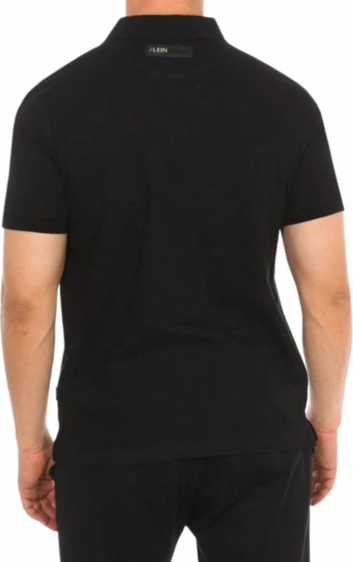 Maicë Polo për meshkuj Plein Sport, e zezë