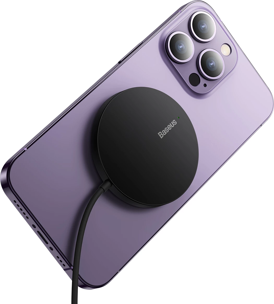 Karikues wireless Baseus Simple Mini3, MagSafe, 15W, i zi