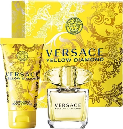Set Eau de Toilette për femra Versace Yellow Diamond 90ml + balsam trupi 100ml
