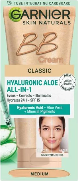 BB Cream Classic All-in-1 – Garnier, Ngjyra Medium, 50 ml