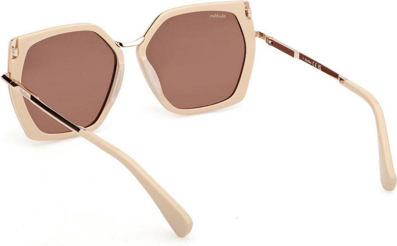 Syze dielli për femra Max Mara MILLER-5 MM0136 25E, ivori/kafe [Madhësia: 56]