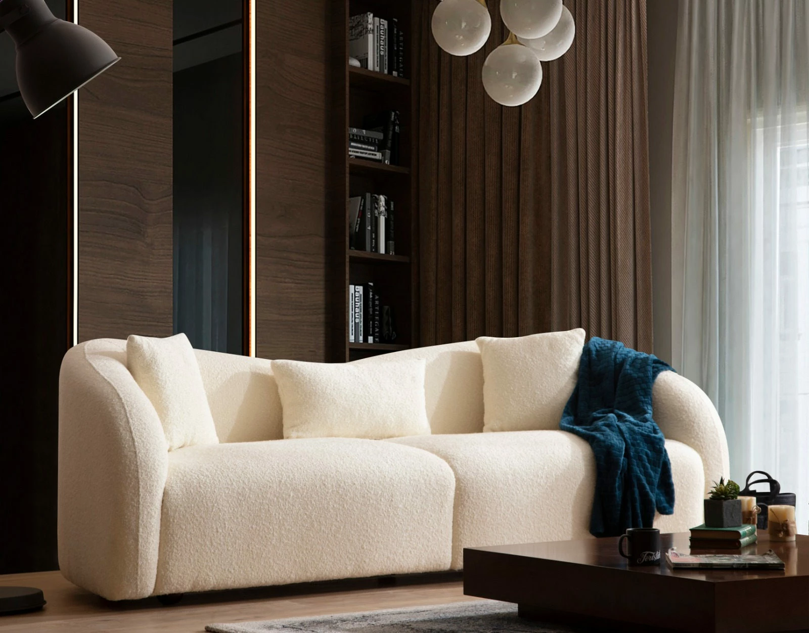 Divan treshe Atelier del Sofa, Venedik, krem