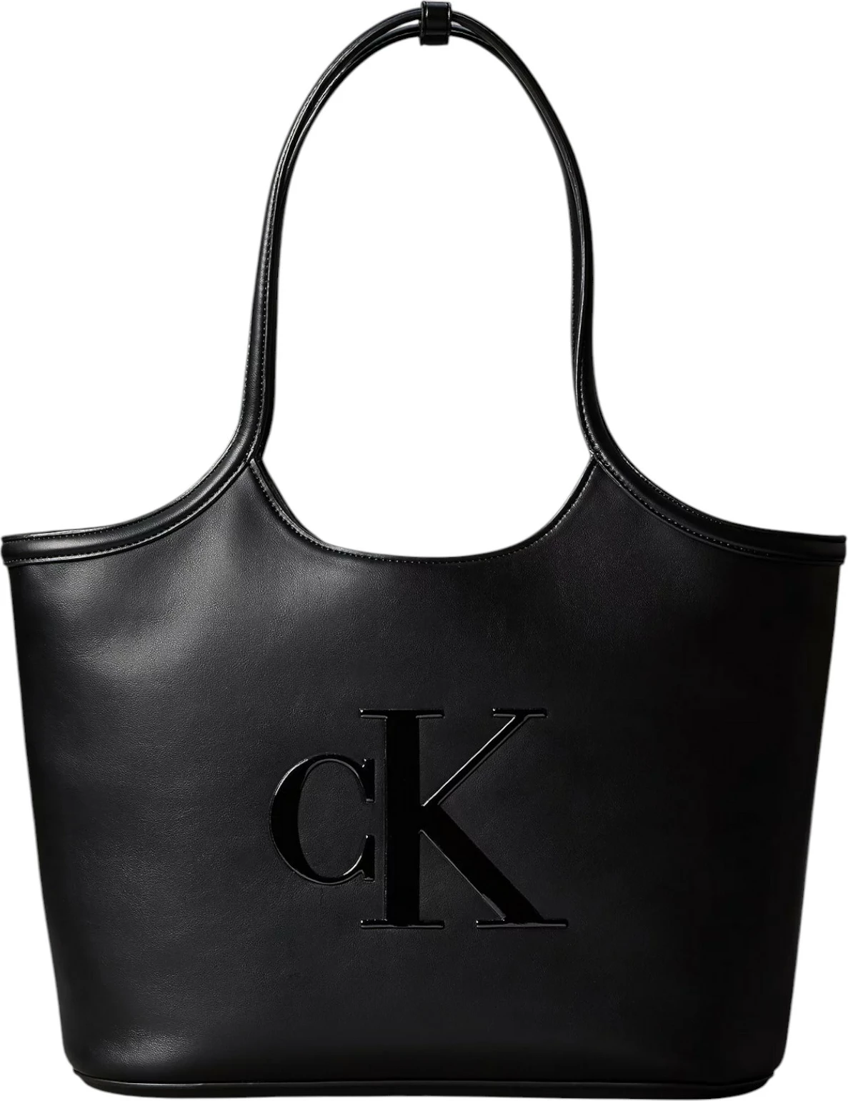 Çantë shopper për femra Calvin Klein BOLD CK LV04F3562G, e zezë