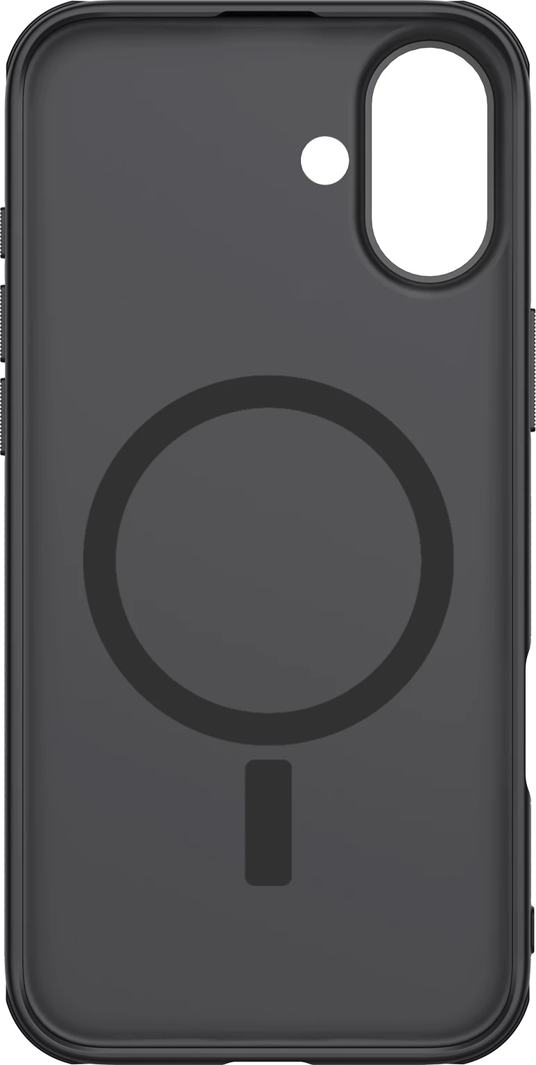 Mbështjellës Nillkin Super Frosted Shield Pro Magnetic Case për iPhone 16, i zi