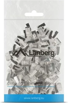 Konektor rrjeti Lanberg PLS-5000,  RJ-45, transparent 