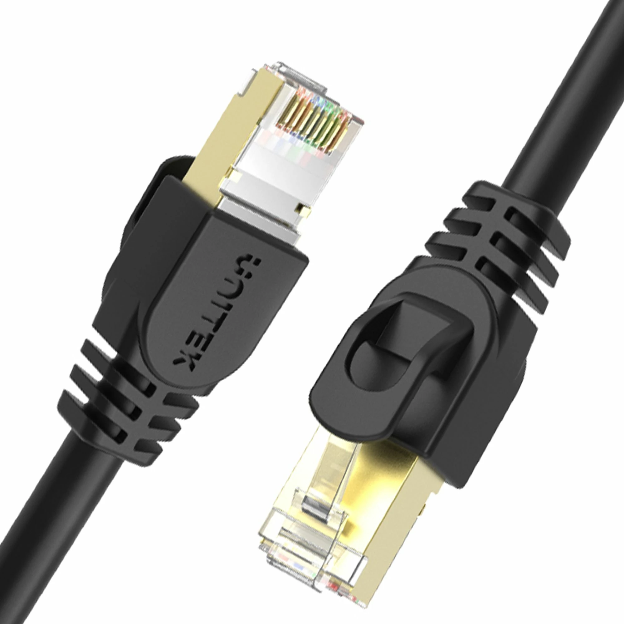 Kabllo Ethernet Unitek C1812EBK Cat.7 S/FTP RJ45 5m 10Gbps, e zezë
