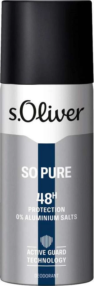 Deodorant spray për meshkuj s.Oliver So Pure, 150ml