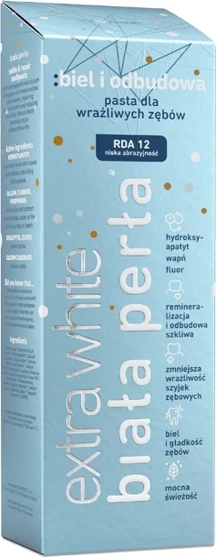 Pastë dhëmbësh Biała Perła Biel and Whitening Rebuilding 75ml