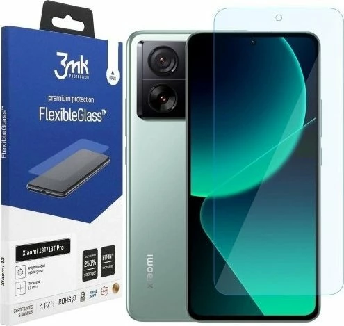 Xham mbrojtës fleksibil 3MK FlexibleGlass për Xiaomi 13T/13T Pro 0.3 mm 7H