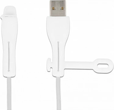 Kapak mbrojtës pluhuri DeLOCK për USB-A dhe Apple Lightning, set 2 copë, i bardhë