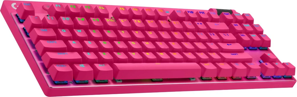 Tastierë mekanike Logitech G 920-012155, wireless, RGB, magenta
