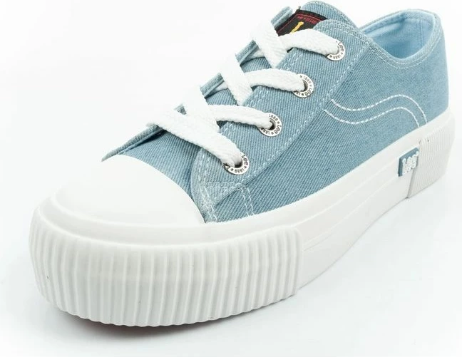 Atlete femra Lee Isla platformë, të kaltra