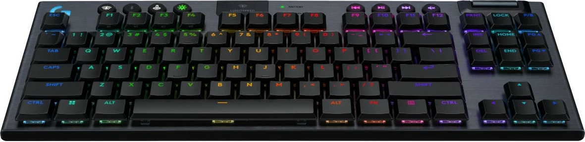 Tastierë gaming Logitech G915 X LIGHTSPEED, mekanike, RGB, e zezë