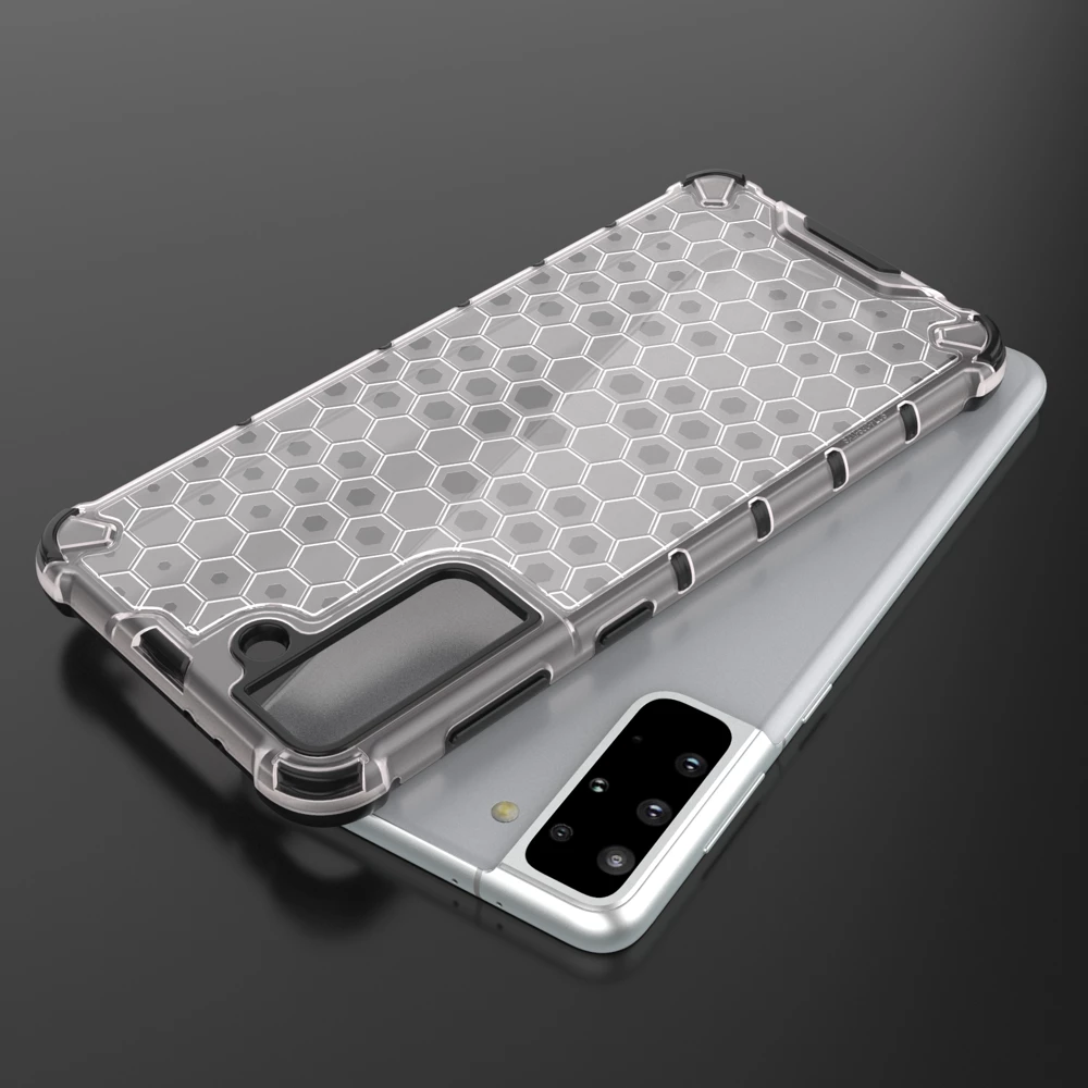 Mbështjellës Hurtel Honeycomb për Samsung Galaxy S22, transparent