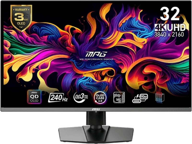 Monitor MSI MPG 321URX QD-OLED 31.5" 4K UHD 240Hz QD-OLED, i zi