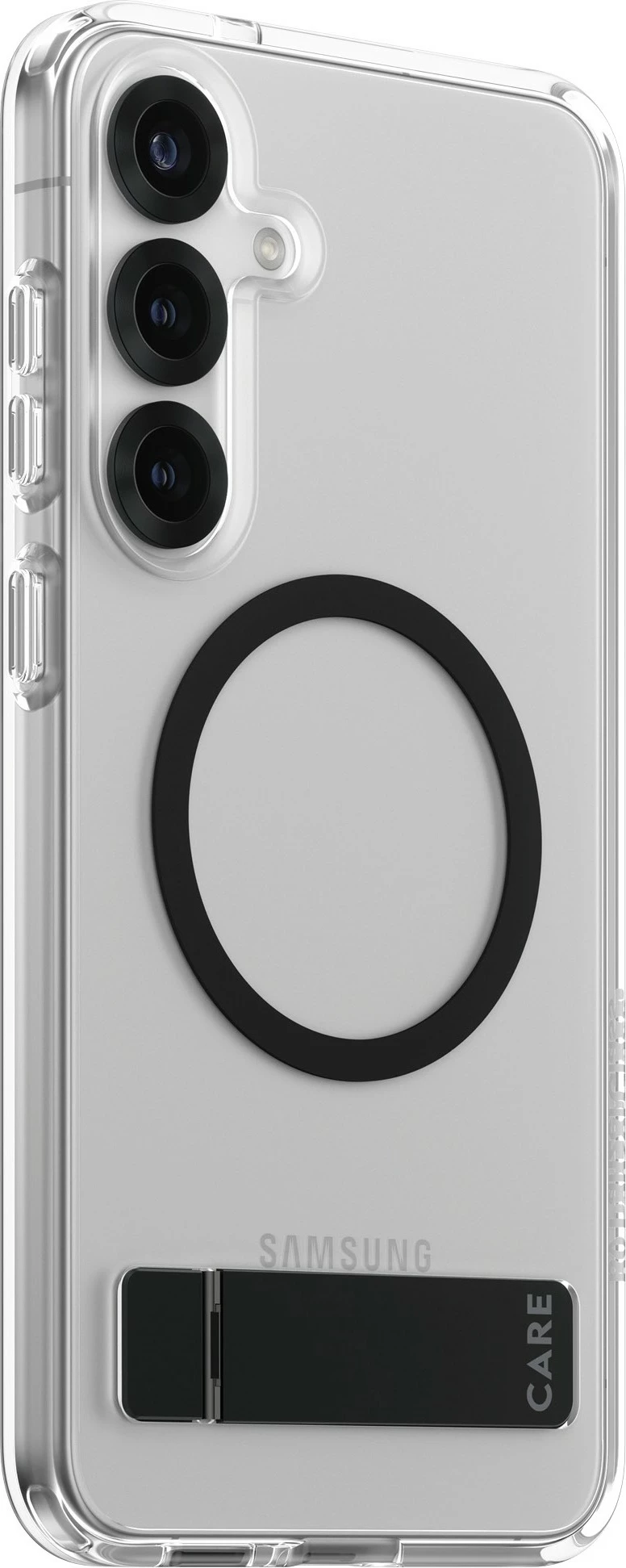 Mbështjellës PanzerGlass CARE Feature Case, për Samsung Galaxy S25 Plus, transparent, me kickstand & QI