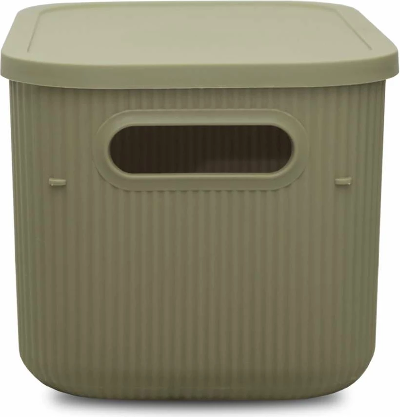 Kuti plastike për organizim, ngjyrë e gjelbër e çelët, Evila Originals, 241782, 6.2L