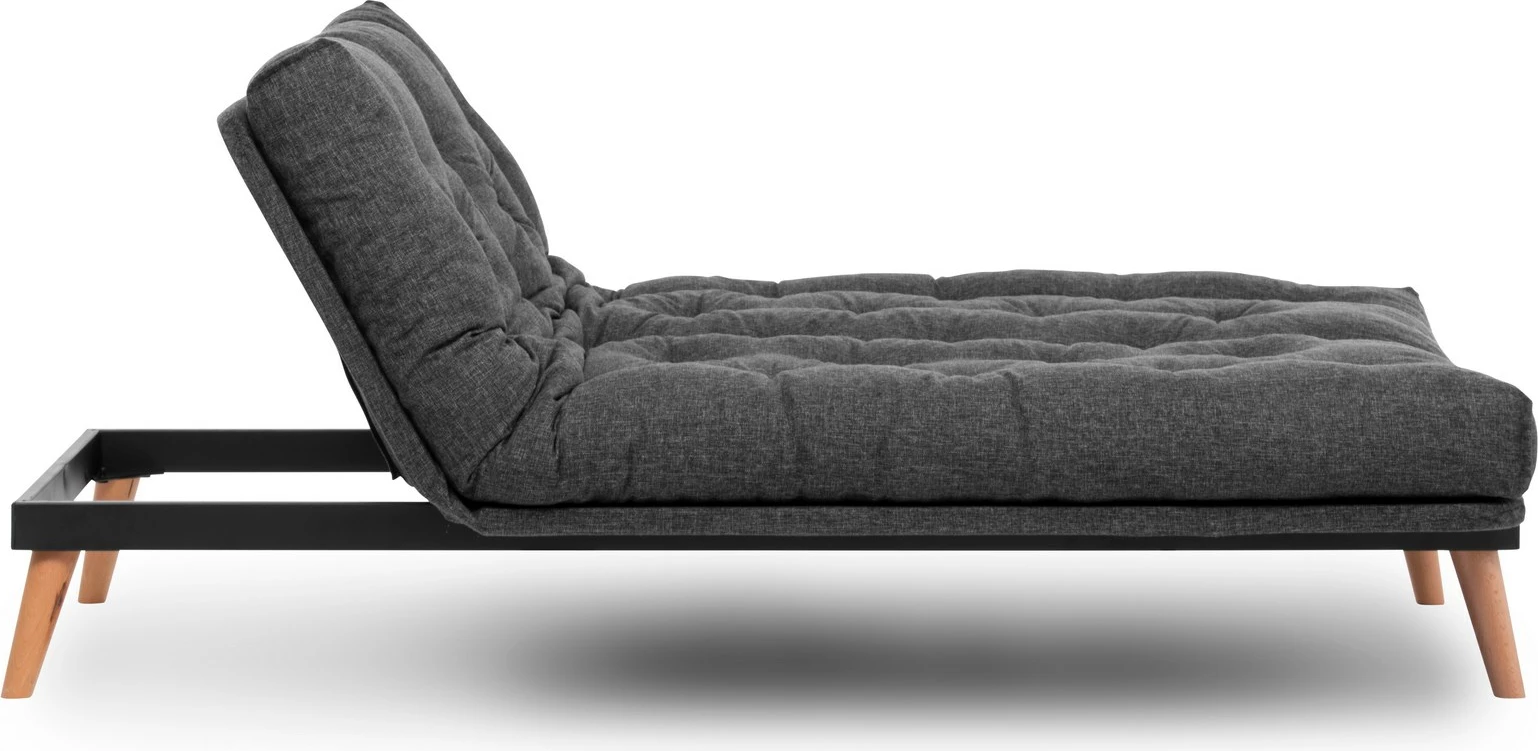 Divan-krevat treshe, Atelier del Sofa, Saki, ngjyrë gri e errët