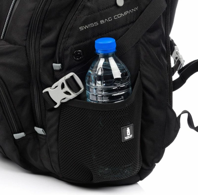 Çantë shpine Swissbags, unisex, e zezë