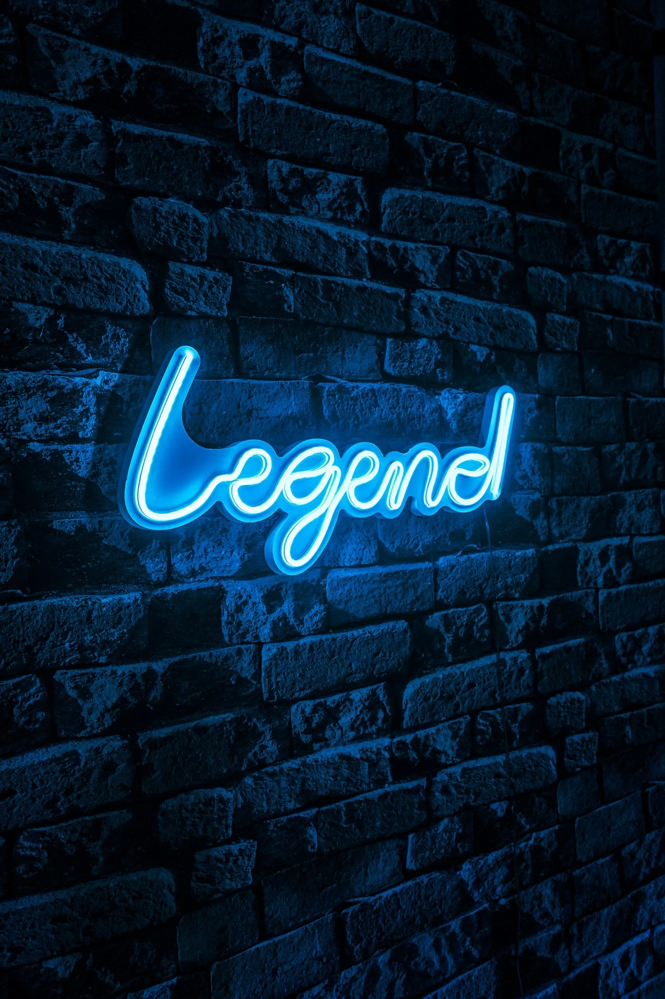 Dekor dritash LED plastike, ngjyrë kaltër, Legend