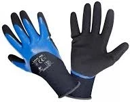 Doreza pune LAHTI PRO L221008K, nitrile, madhësi M, zi-blu, 1 palë