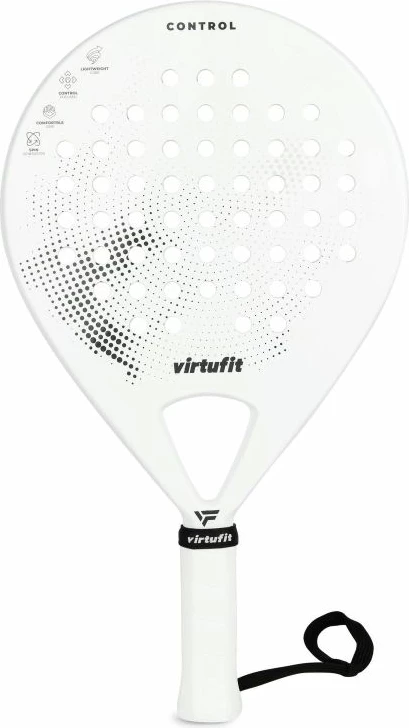 Raketë padeli Virtufit, e bardhë dhe e zezë