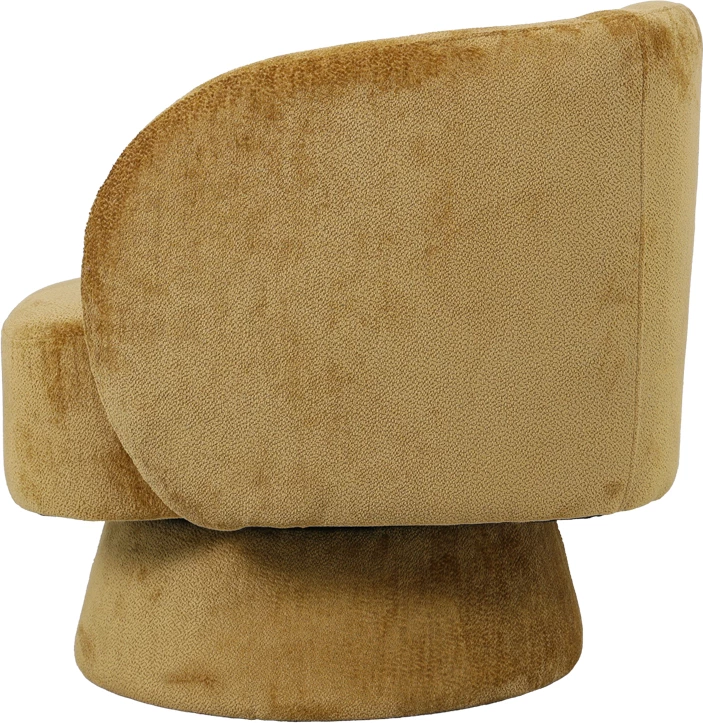 Kreslo rrotulluese, ngjyrë mjaltë, 78x81x77cm